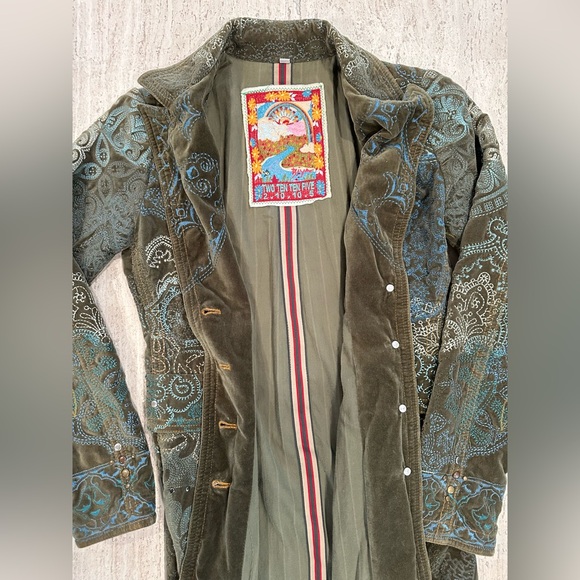 Johnny Was / Two Ten Ten Five Embroidered Duster Coat, Size XS - Picture 15 of 15